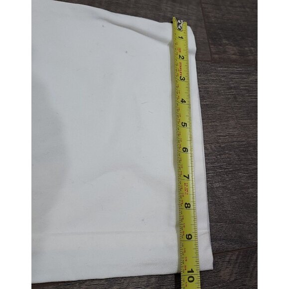 TOMMY HILFIGER White Cotton Cropped Capri wide leg Pants Size 4 NWT vintage 2000 - Picture 8 of 10